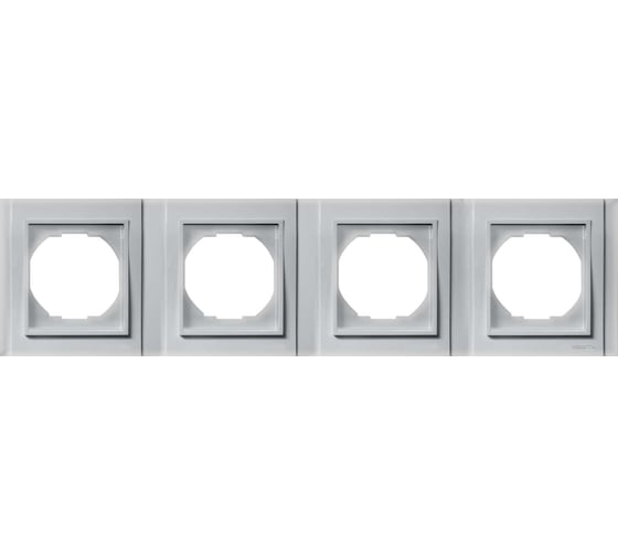 Изображение товара Рамка 4-я Metronex Electric Верона Серебристый FRM020401SRM