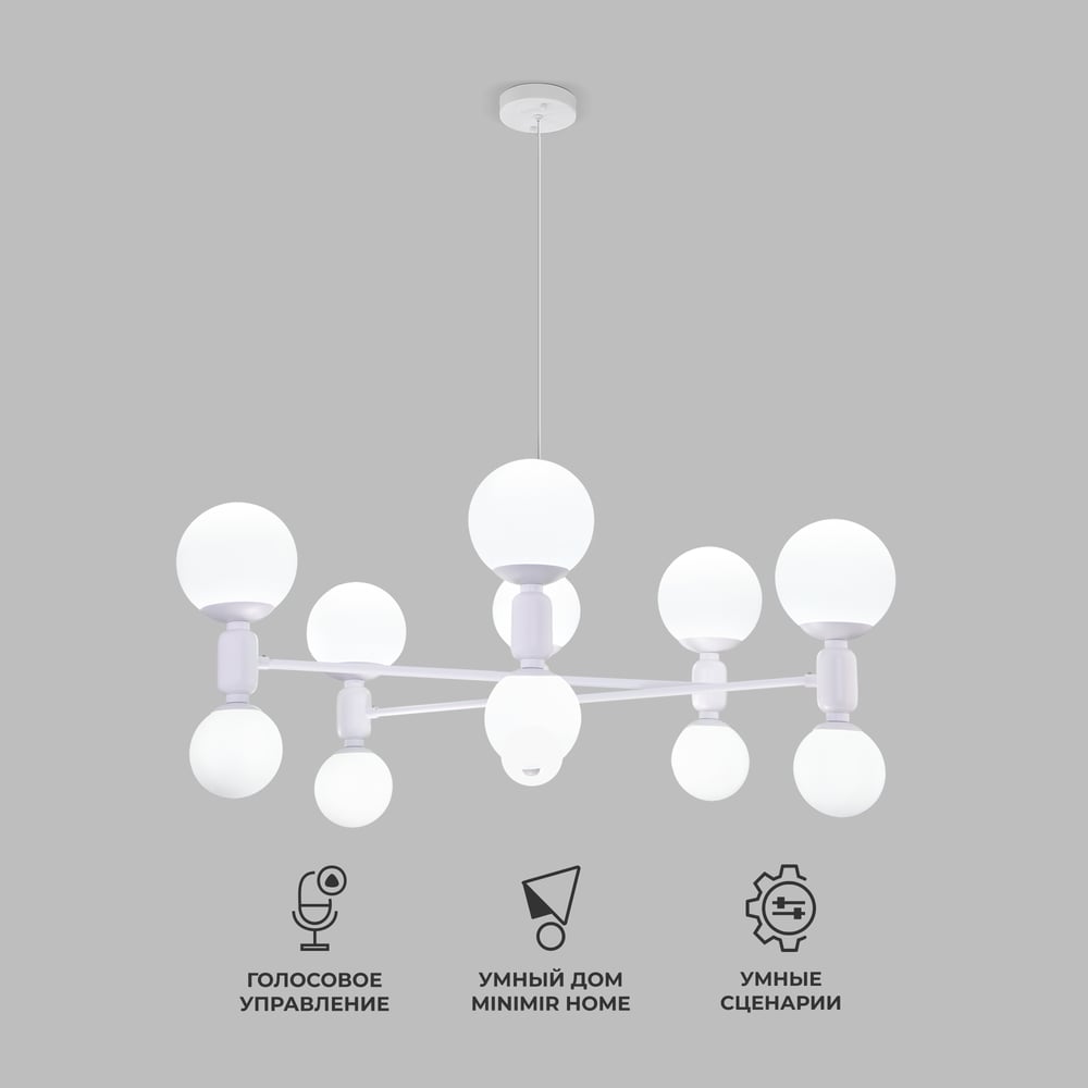 Изображение товара Потолочный светильник Eurosvet 30182 белый стильный и современный