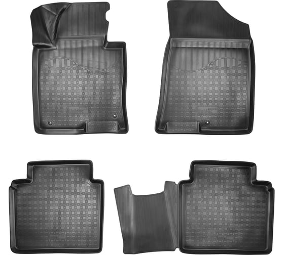 Изображение товара Салонные коврики UNIDEC НОР-ПЛАСТ для Hyundai Sonata VII LF 3D 2017-2019 NPA11-C31-620