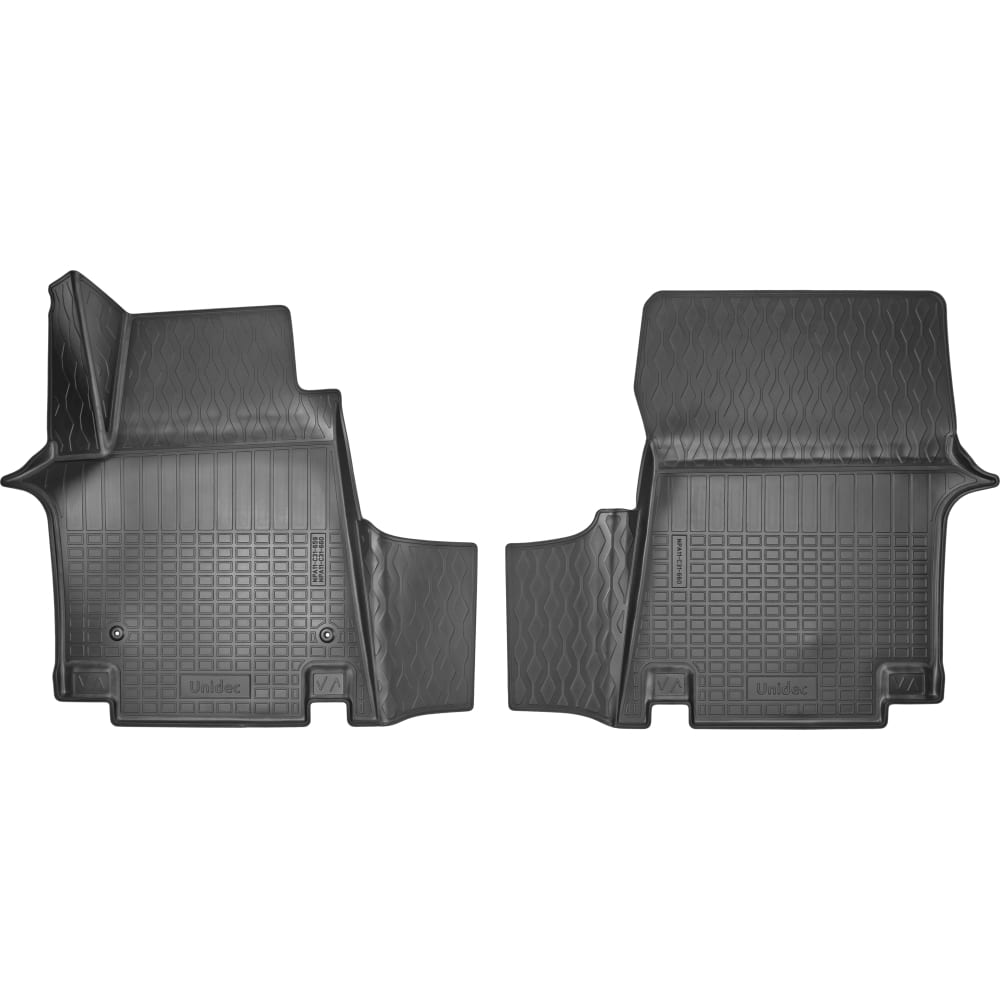 Салонные коврики для Hyundai Staria 3D (2021) (1 ряд 8 мест) UNIDEC стальная защита двигатель кпп hyundai staria c 2022 ооо трио сервис