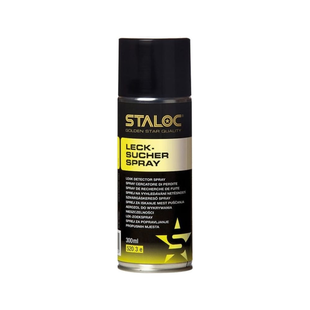 Спрей для обнаружения мест утечек газа и сжатого воздуха STALOC leak detector spray sq-600 104408921