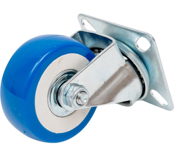 Изображение товара Аппаратное поворотное колесо Tech-Krep шарикоподшипник, PVC, площадка, D50 мм, б/т - пакет 148484