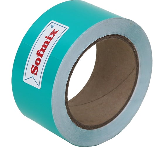 Изображение товара Лента для разметки на защитной подложке SOFMIX 200 мкм, зелёная, 50 мм х 33 м 250333