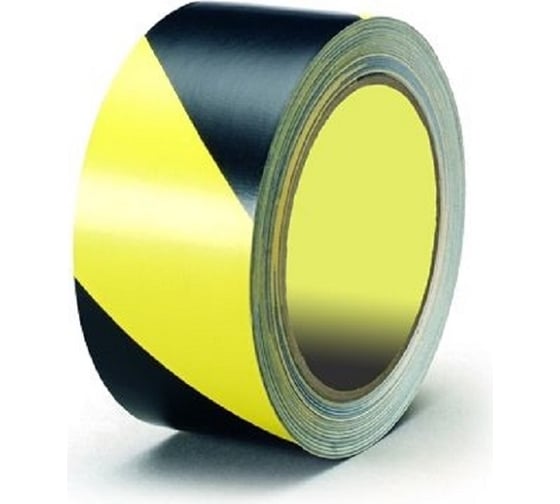 Изображение товара Лента для разметки SOFMIX 150 мкм, жёлто-чёрная, 50 мм х 33 м 15050338