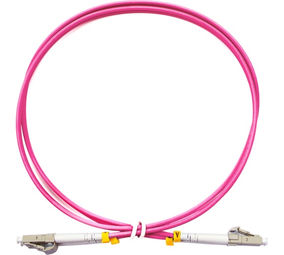 Изображение товара Оптический шнур Cabeus duplex lc-lc 50/125 mm om4 2м lszh FOP-50-OM4-LC-LC-2m