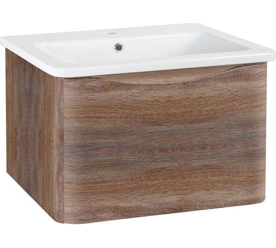 Изображение товара Тумба Runo Тоскана 80 темное дерево под умывальник Никсон 80 00-00001417