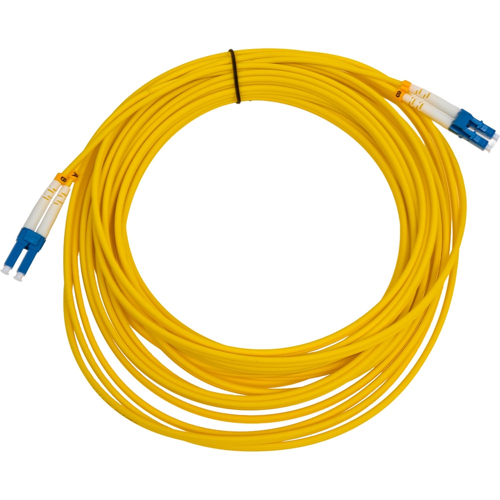 Изображение товара Оптический патч-корд LC-LC 10м Cabeus duplex SM 9/125 LSZH