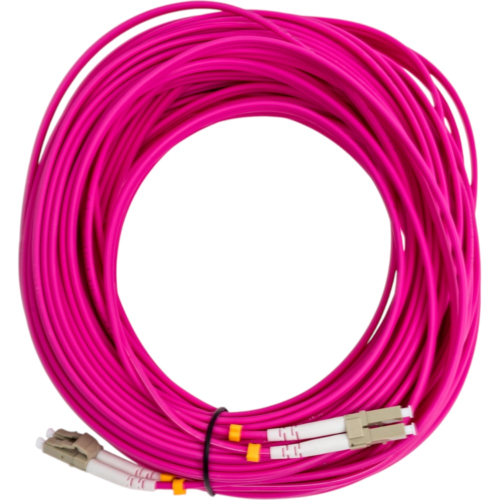 Изображение товара Оптический патч-корд LC-LC OM4 25м Cabeus duplex с LSZH оболочкой