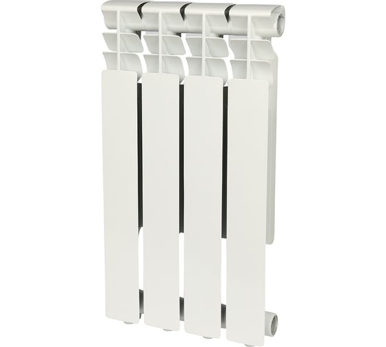 Изображение товара Алюминиевый радиатор ROMMER Optima 500 4 секции RAL9016 89556