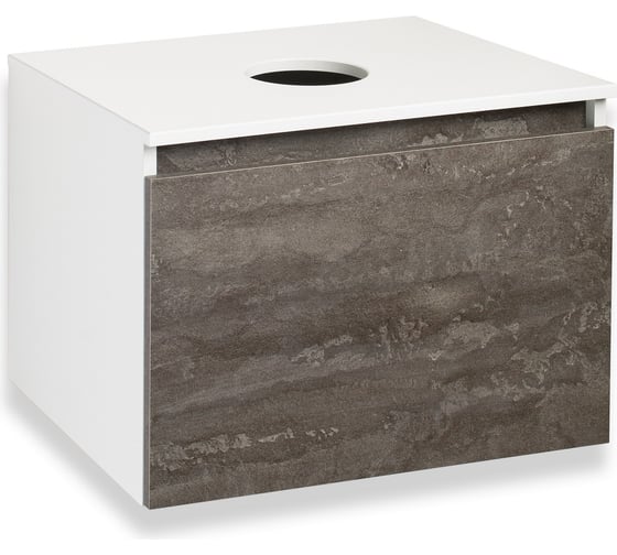 Изображение товара Тумба  под накладной умывальник Runo Бари 60 железный камень 00-00001378