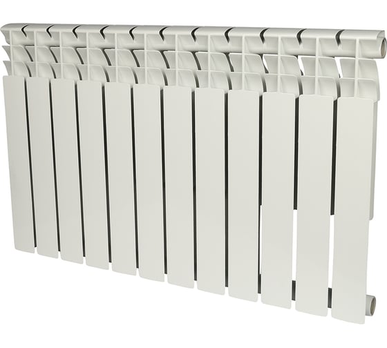 Изображение товара Биметаллический радиатор ROMMER Optima BM 500 12 секций RAL9016 89574