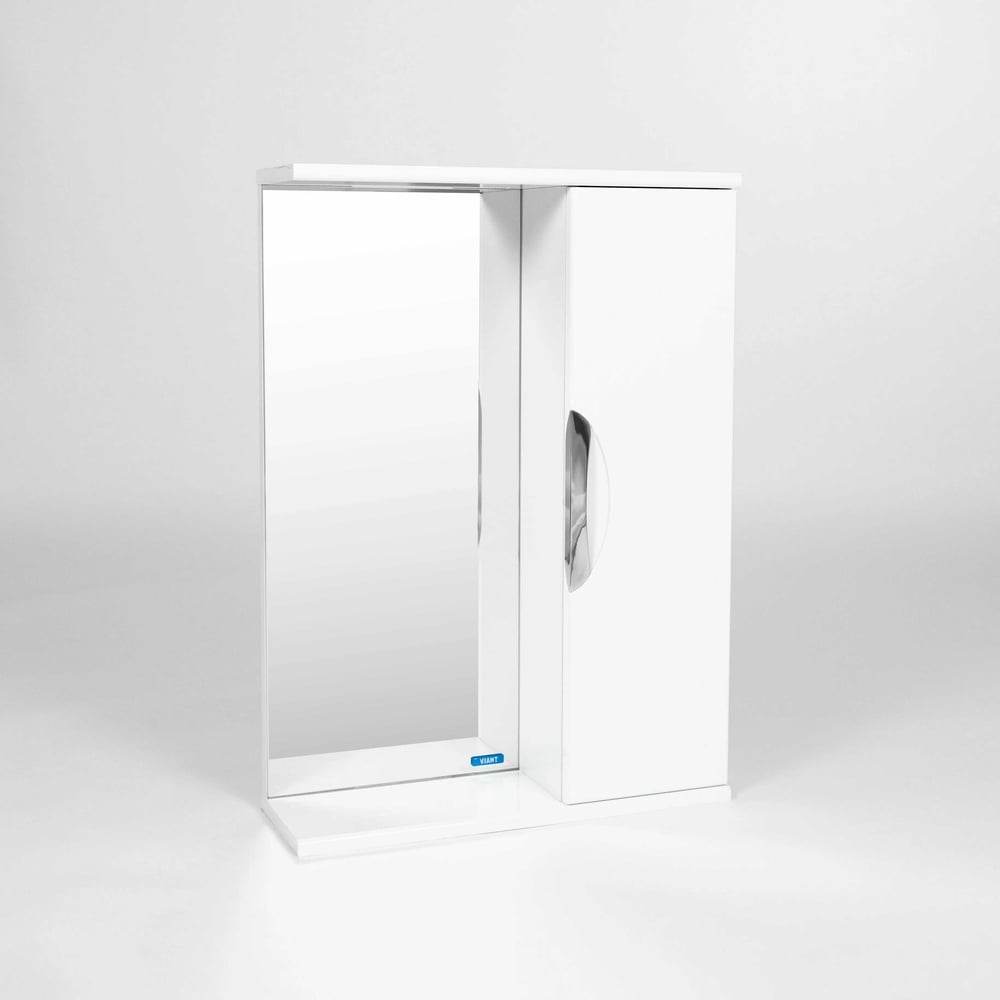 Изображение товара Зеркальный шкаф Viant Барселона 50, без света, 160x500x700 VBAR50-ZSH