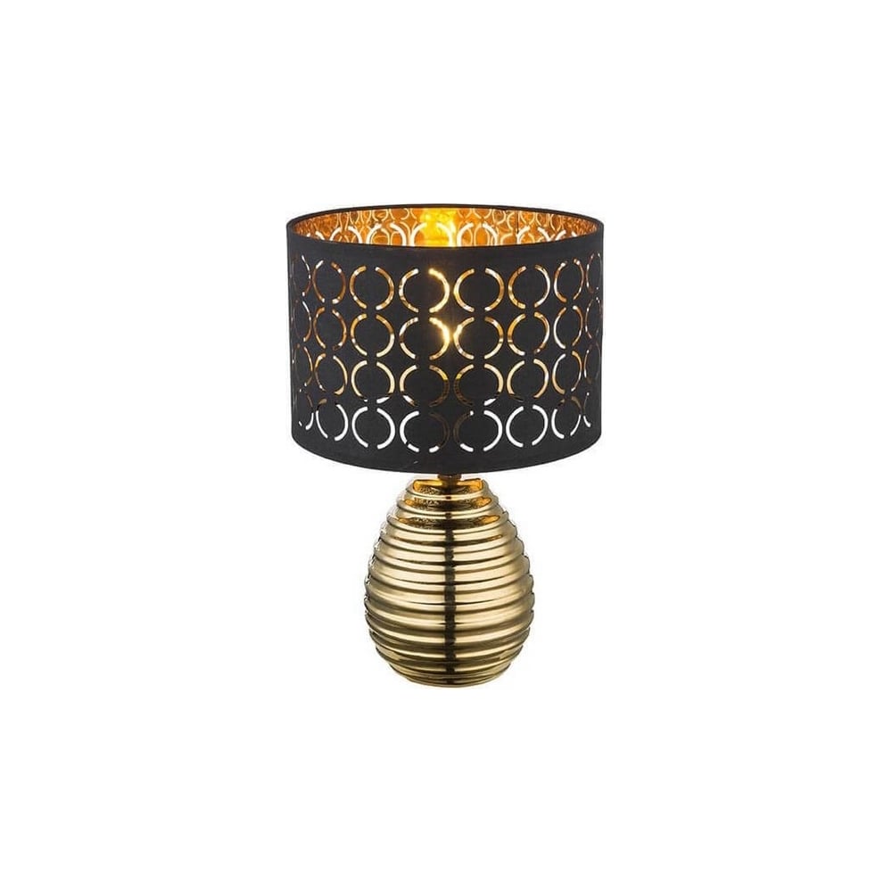 Настольная лампа GLOBO LIGHTING подсвечник керамика на 1 свечу кактус d 4 см золото 7 5х7 5х6 8 см