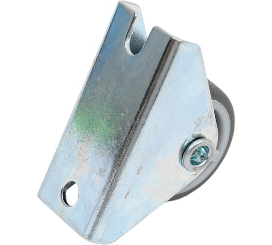 Изображение товара Выкатной неповоротный ролик Tech-Krep К.2, D25, обрезин. пластик - накл. 152365