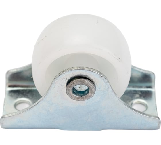 Изображение товара Выкатной неповоротный ролик Tech-Krep К.1, D25, белый пластик - накл. 152363