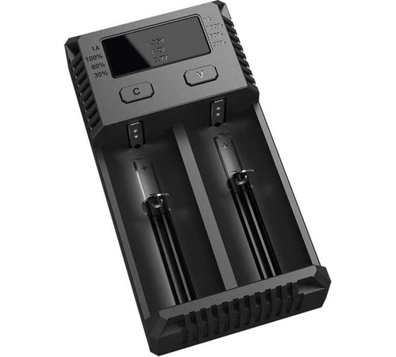 Изображение товара Зарядное устройство Nitecore NEW i2 18650/16340 на 2АКБ Intellicharge V2 Совместим с Li-ion и Ni-MH/Ni-Cd аккумуляторами с автоматическим определением 14938