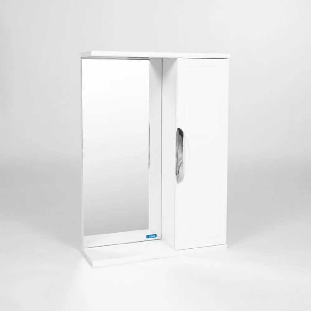 Изображение товара Зеркальный шкаф Viant Лима 50 без света современный белый