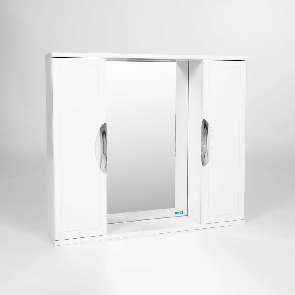 Изображение товара Зеркальный шкаф Viant Лима 80 белый с зеркалом и подсветкой