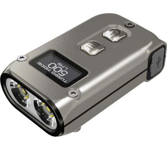 Изображение товара Наключный фонарь Nitecore TINI2 Ti OSRAM P2x2 Titan 500 Люмен 60 часов 89 метров USB-C 21929