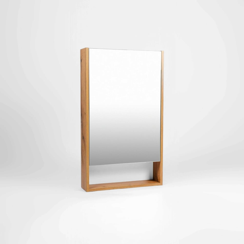 Изображение товара Зеркальный шкаф Viant Мальта 50 дуб вотан современный подвесной без подсветки