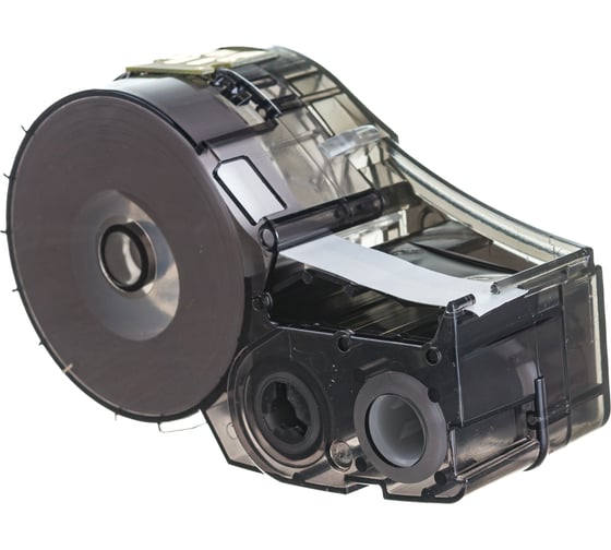 Изображение товара Лента 6.35 мм/6.4 м винил, черный на белом Brady M21-250-595-WT brd139744