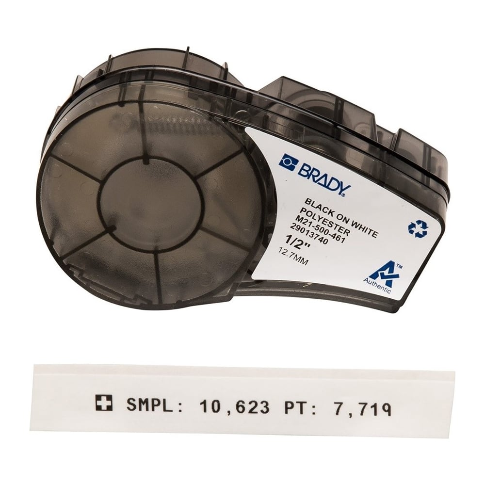 Изображение товара Лента полиэстер 12.7мм 6.4м Brady M21-500-461 для термотрансферной печати Изображение товара Лента полиэстер 12.7мм 6.4м Brady M21-500-461 для термотрансферной печати