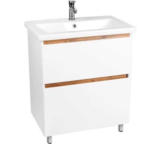 Изображение товара Тумба Viant "мальта" como 60 2 ящика 430x560x820 VMAL60CO-T2Y