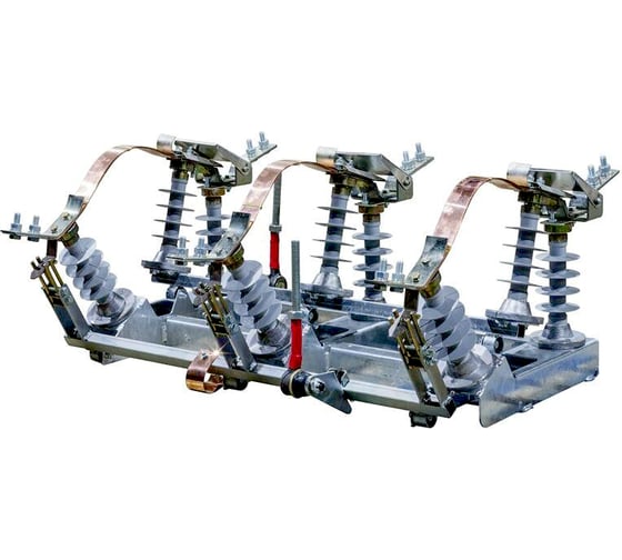 Изображение товара Разъединитель ООО ТЭМЗ РЛК-10IV/400УХЛ 1 (горячий цинк) с приводом ПР-00-7 УХЛ1, в комплекте с КМЧ и тягами арт. 00-000267