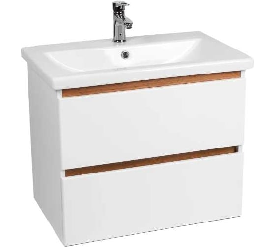 Изображение товара Тумба Viant "мальта" como 80 2 ящика подвесная 425x760x560 VMAL80CO-T2YP