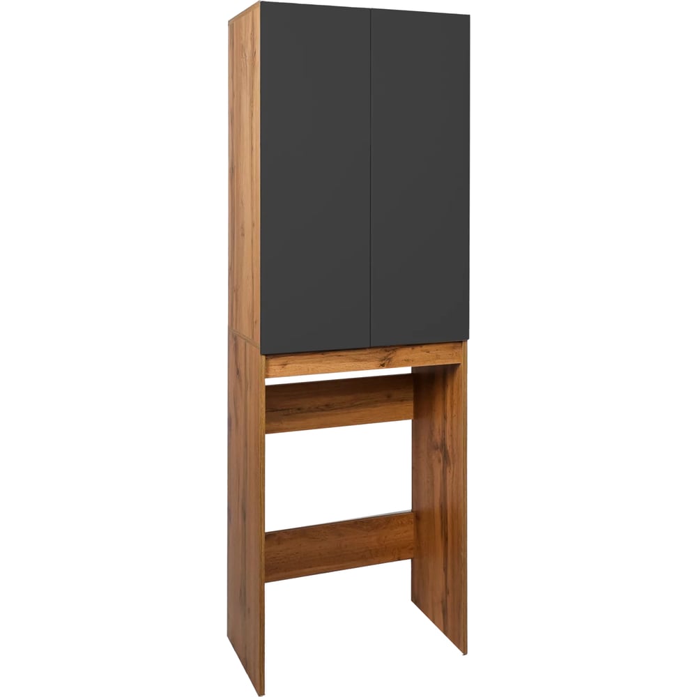 Изображение товара Разборный шкаф Viant Бостон для стиральной машины графит 380x645x1900