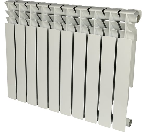 Изображение товара Алюминиевый радиатор ROMMER Plus 500 10 секций RAL9016 89566