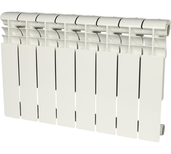 Изображение товара Алюминиевый радиатор ROMMER Profi 350 AL350-80-80-080 8 секций RAL9016 86622