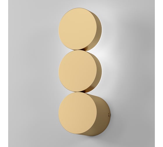 Изображение товара Настенный светодиодный светильник Elektrostandard brioni 40130/led золото a064594