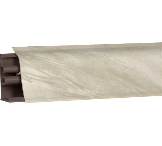 Изображение товара Плинтус для столешницы KORNER LB-381-628 мрамор каррара темный 3,0 м ПВХ 20-381-0-628