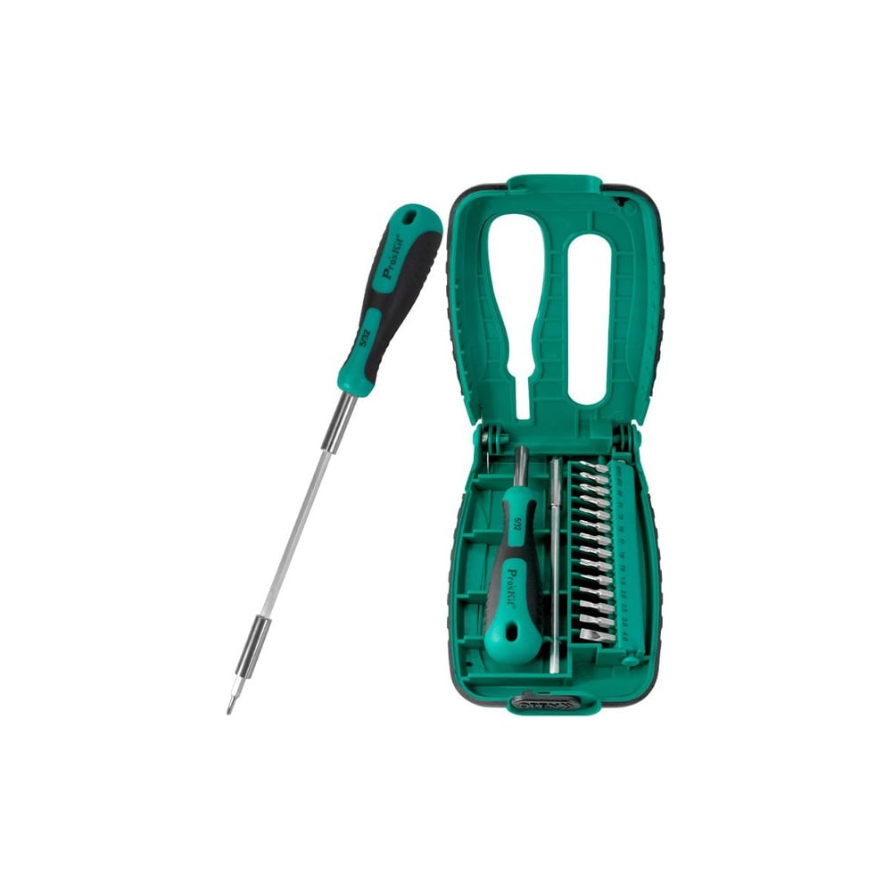 Изображение товара Набор отверток ProsKit SD-9804 14 насадок для точных работ и ремонта