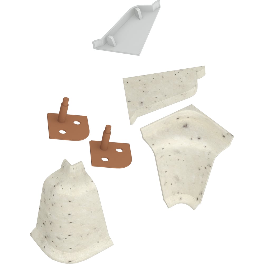 Изображение товара Комплект аксессуаров к LB 37 KORNER краш снежная земля 4 шт пластиковый