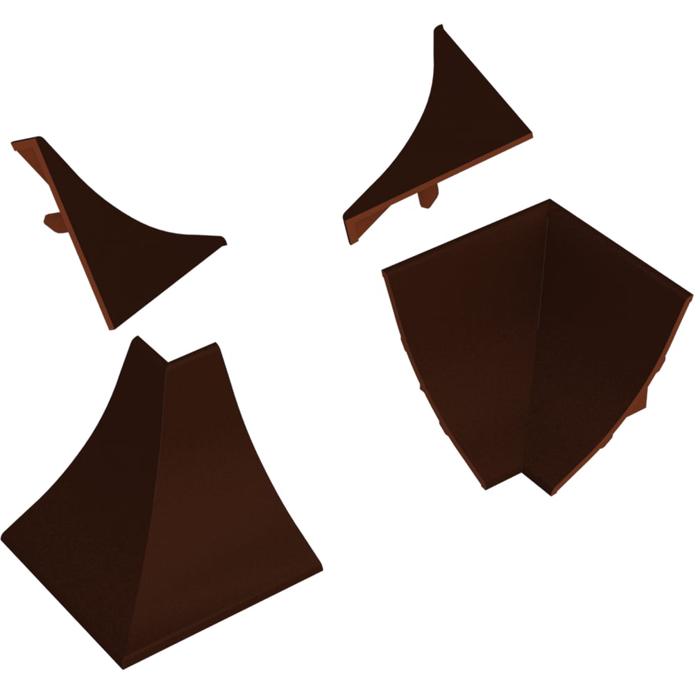 Изображение товара Комплект аксессуаров к LB 23 KORNER дуглас темный 4 шт для мебели