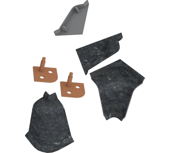 Изображение товара Комплект аксессуаров к LB 37 KORNER краш бриллиант черный 468 20-37-9-M-468