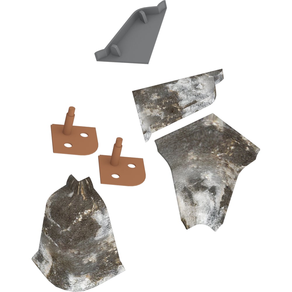 Изображение товара Комплект аксессуаров к LB 37 KORNER краш королевский опал 6073 20-37-9-M-6073