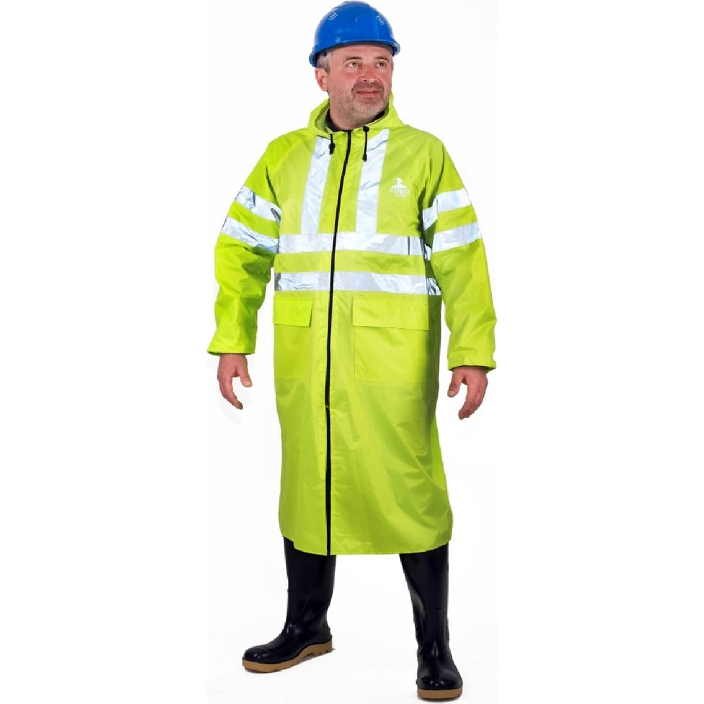 Влагозащитный плащ-дождевик с СОП БЕРТА лимонный, рост 182-188 800-48-50