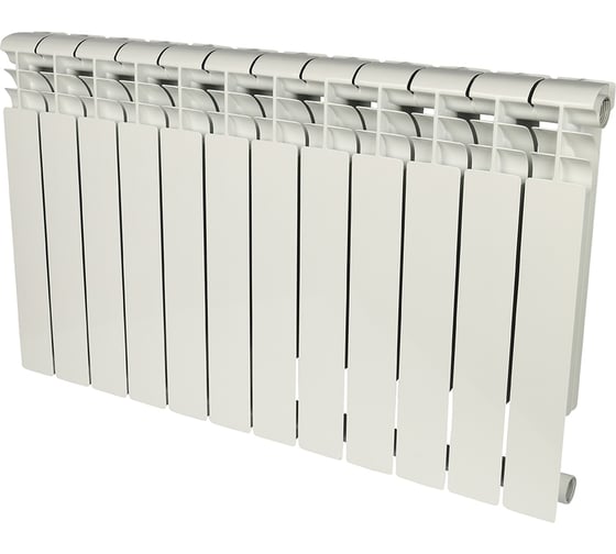 Изображение товара Алюминиевый радиатор ROMMER Profi 500 AL500-80-80-100 12 секций RAL9016 82486