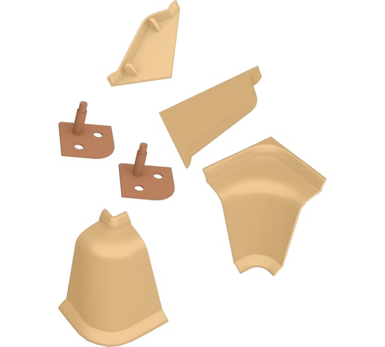 Изображение товара Комплект аксессуаров к LB 37 KORNER мрамор золотой 366 20-37-9-366