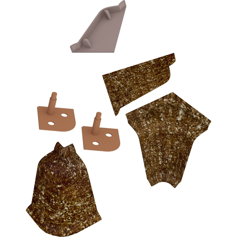 Изображение товара Комплект аксессуаров к LB 37 KORNER краш мрамор де мази темный 6078 20-37-9-M-6078