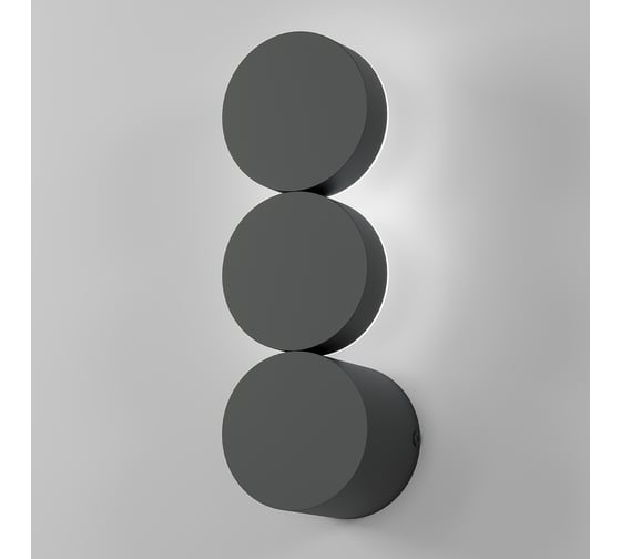 Изображение товара Настенный светодиодный светильник Elektrostandard brioni 40130/led черный a064596