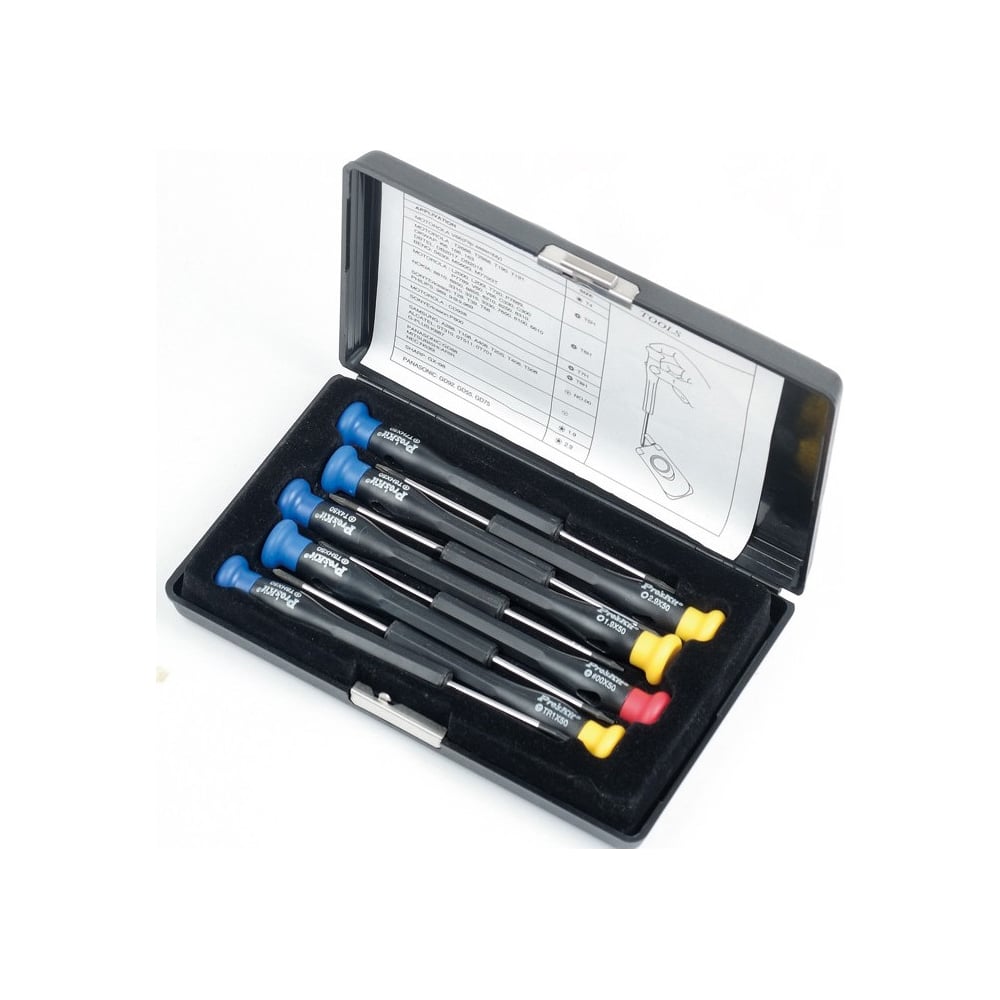 Изображение товара Набор отверток ProsKit SD-9806 9 шт для точных работ кейс Изображение товара Набор отверток ProsKit SD-9806 9 шт для точных работ кейс
