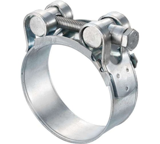 Изображение товара Усиленный хомут TITAN LOCK 40-43 мм, оцинкованное железо, 5 шт. TL40-43RC_5