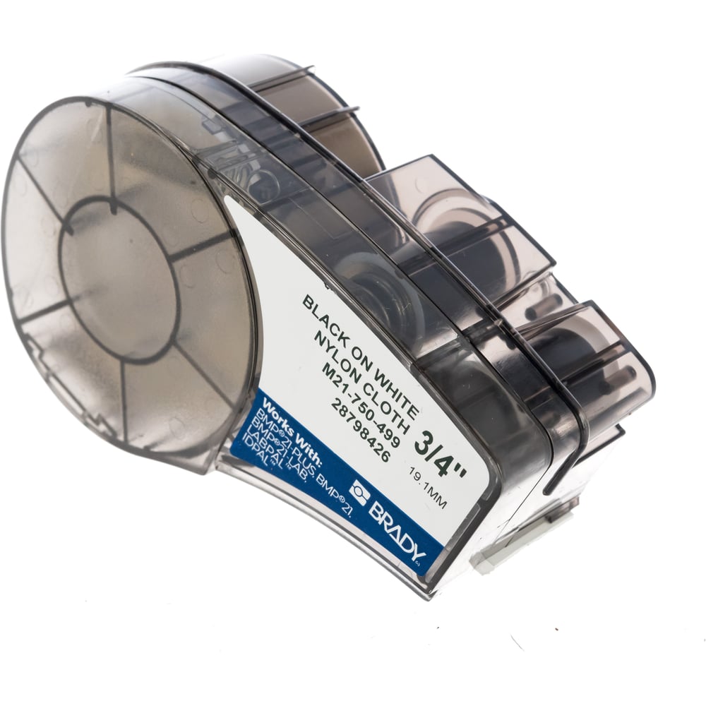 Изображение товара Нейлоновая лента Brady M21-750-499 черная на белом 19x4.87м