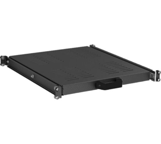Изображение товара Полка DKC 1u выдвижная перфорированная, глубина 685мм для напольных 19" it-корпусов дкс серии cqe, ral9005 R5REIT68100B