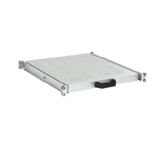 Изображение товара Полка DKC 1u выдвижная перфорированная, глубина 285мм для напольных 19" it-корпусов дкс серии cqe, ral7035 R5REIT6860