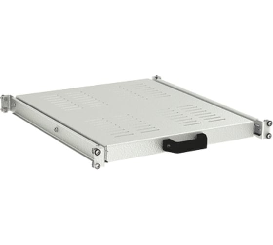 Изображение товара Полка DKC 1u выдвижная перфорированная, глубина 485мм для напольных 19" it-корпусов дкс серии cqe, ral7035 R5REIT6880